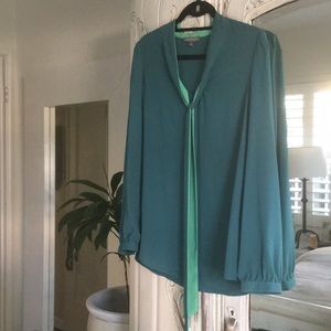 Tinley Road Tie Neck Blouse